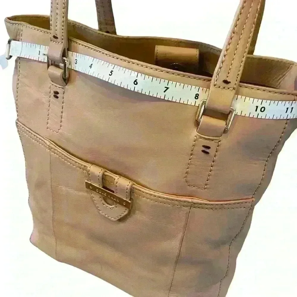 Cole Haan Leather Tote. Dusty Pink. Excellent preused condition. - Picture 6 of 13